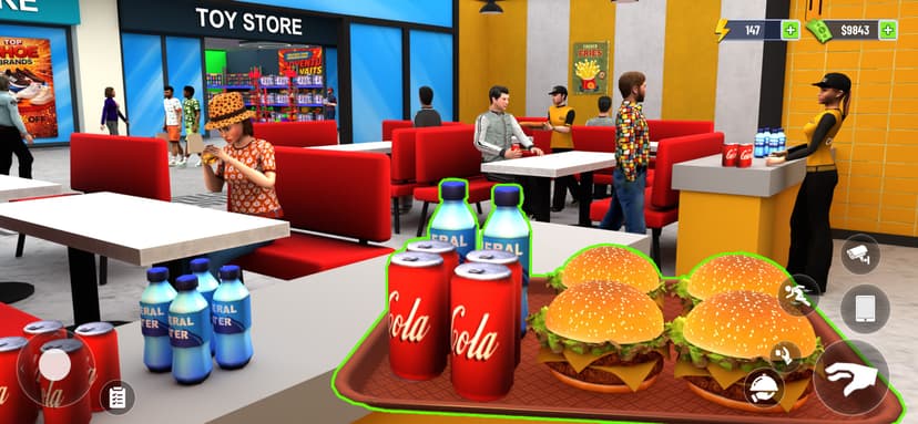 Mall & Fast Food Simulator 3D screenshot 1 - screenshot