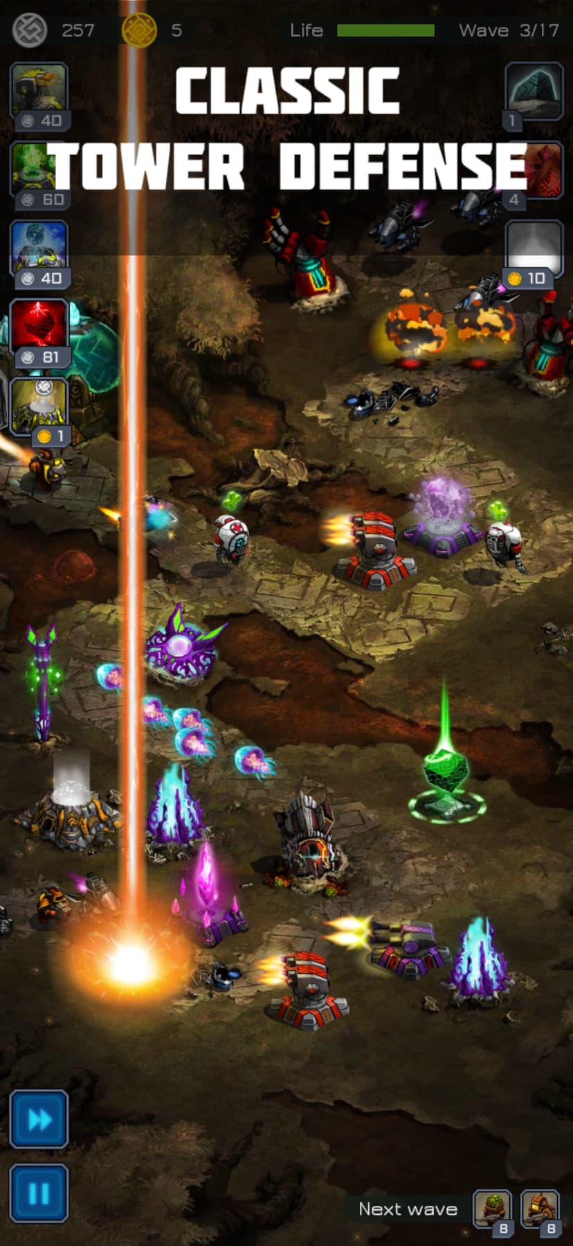 Ancient Planet Tower Defense screenshot 1 - screenshot