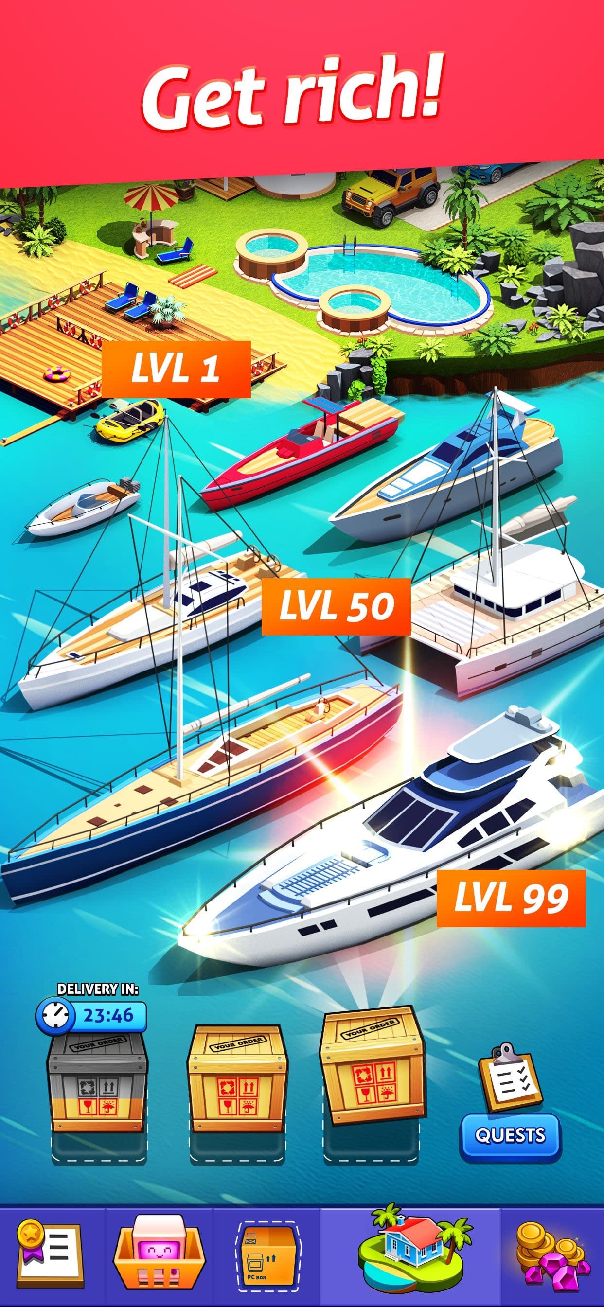 Island Building : Merge Games screenshot 2 - screenshot