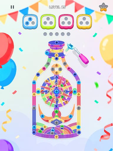 Unscrew Nuts Sort®: Pin Puzzle screenshot 15 - screenshot