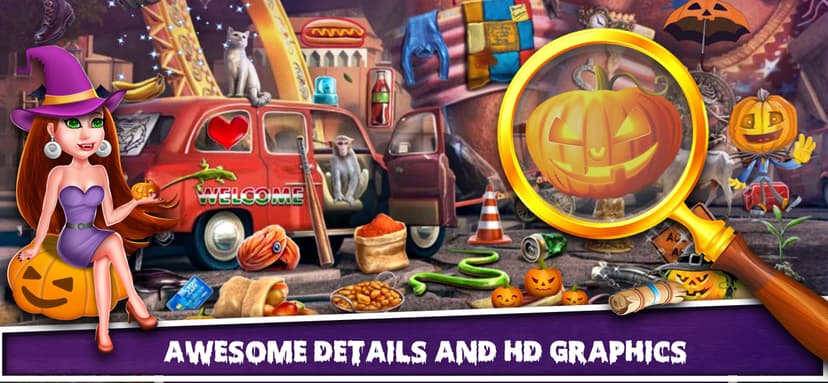 Halloween Hidden Object Games screenshot 1 - screenshot