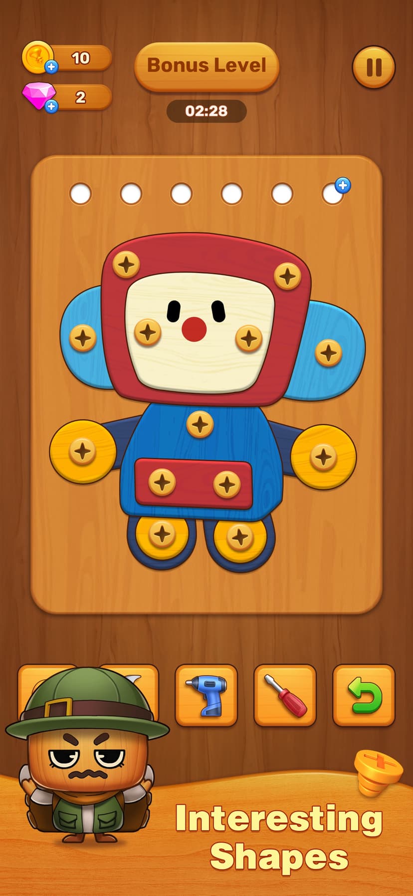 Wood Screw - Nuts & Bolts screenshot 8 - screenshot