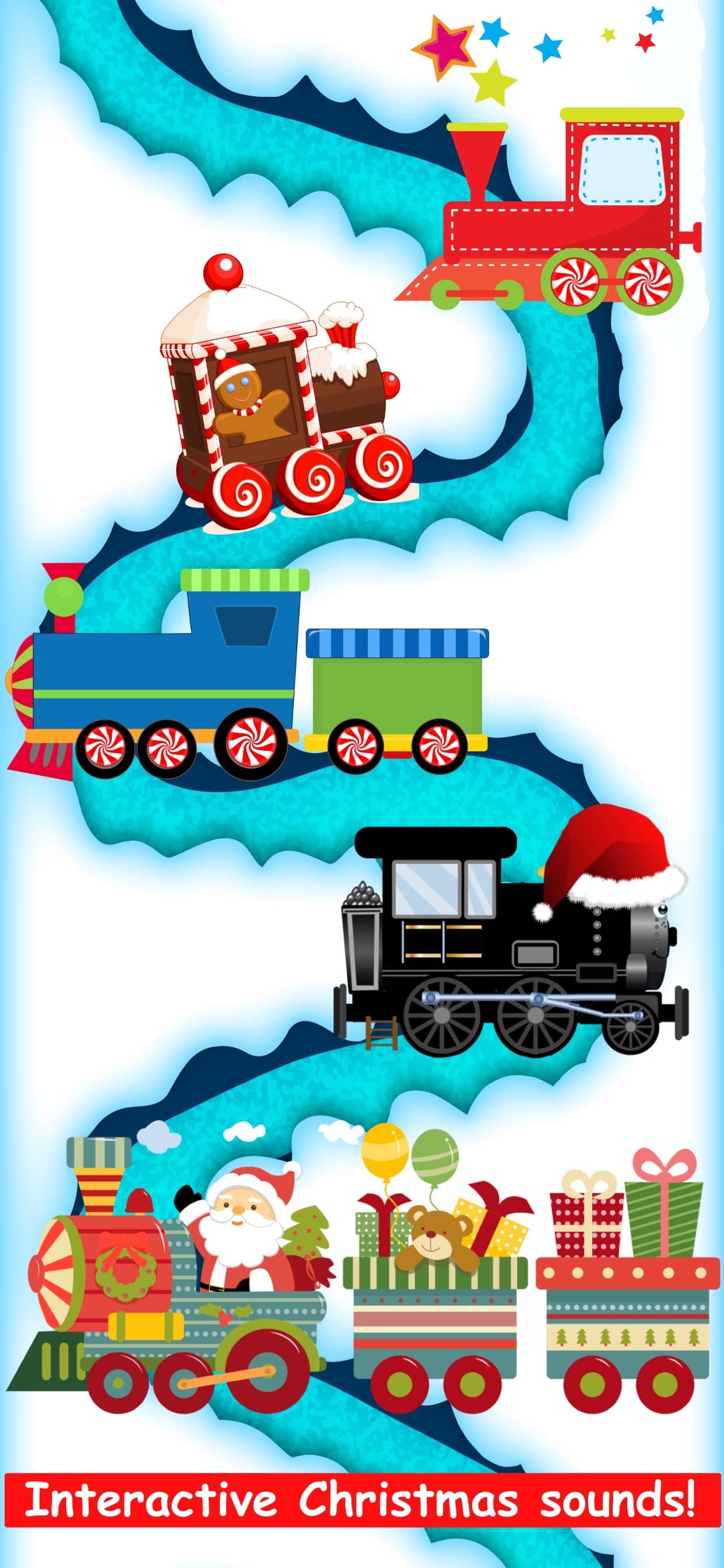 Christmas Train Snowman Games screenshot 6 - screenshot