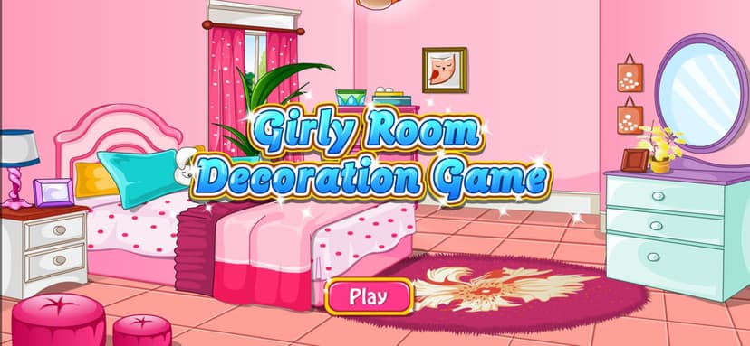 Girly room decoration game screenshot 1 - screenshot
