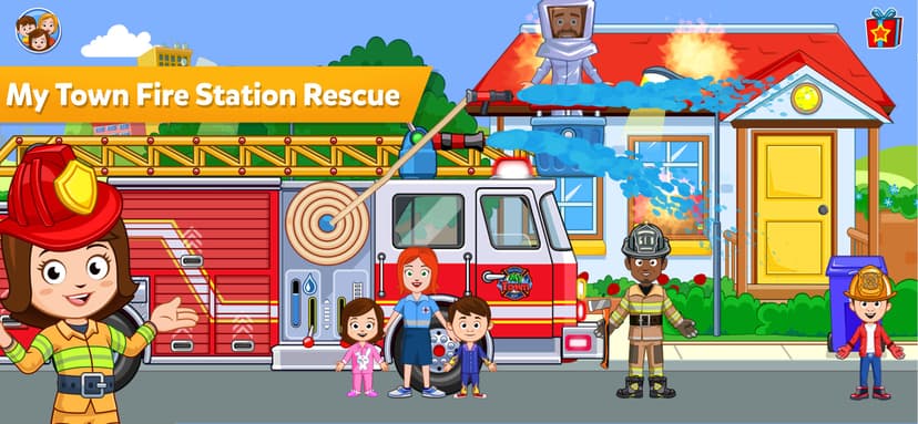 My Town: Firefighter Games screenshot 1 - screenshot