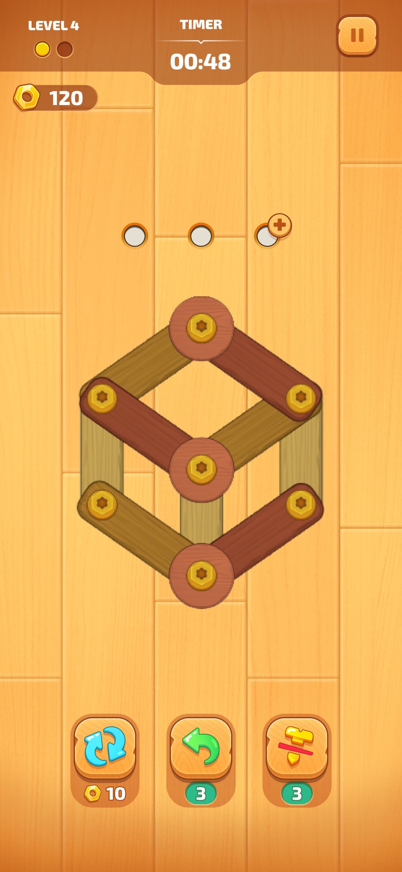 Awesome Bolts & Screws Puzzles screenshot 3 - screenshot
