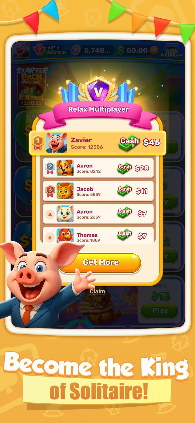Solitaire Bounty:Win Real Cash screenshot 5 - screenshot