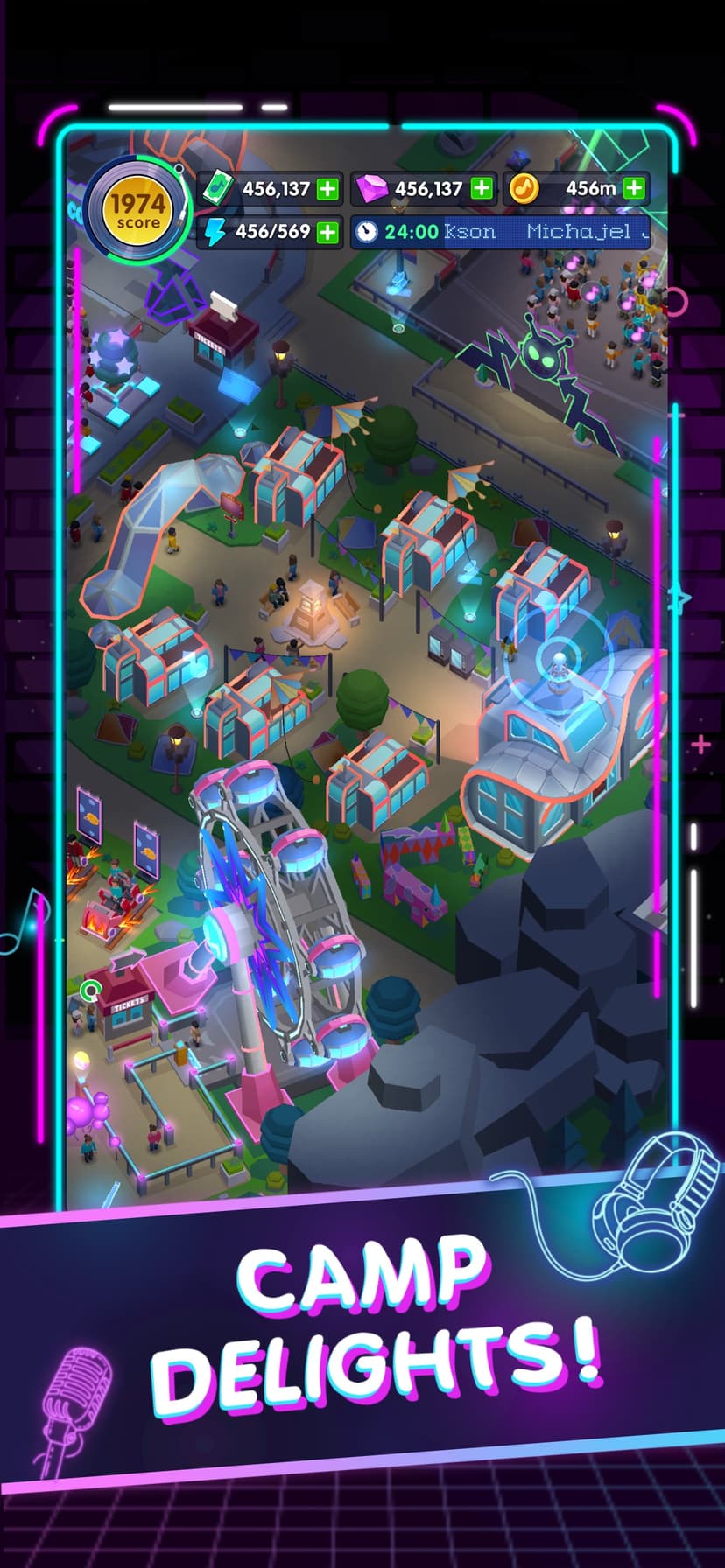 Idle Music Star Tycoon Games screenshot 3 - screenshot