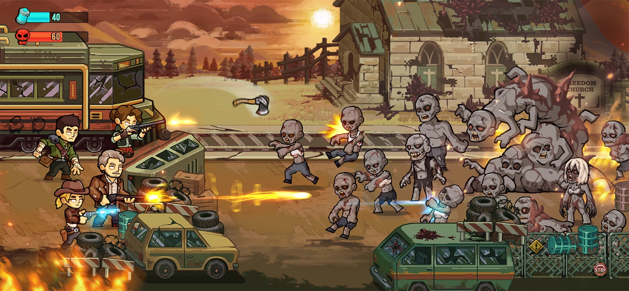 Zombie Warfare: The Death Path screenshot 2 - screenshot