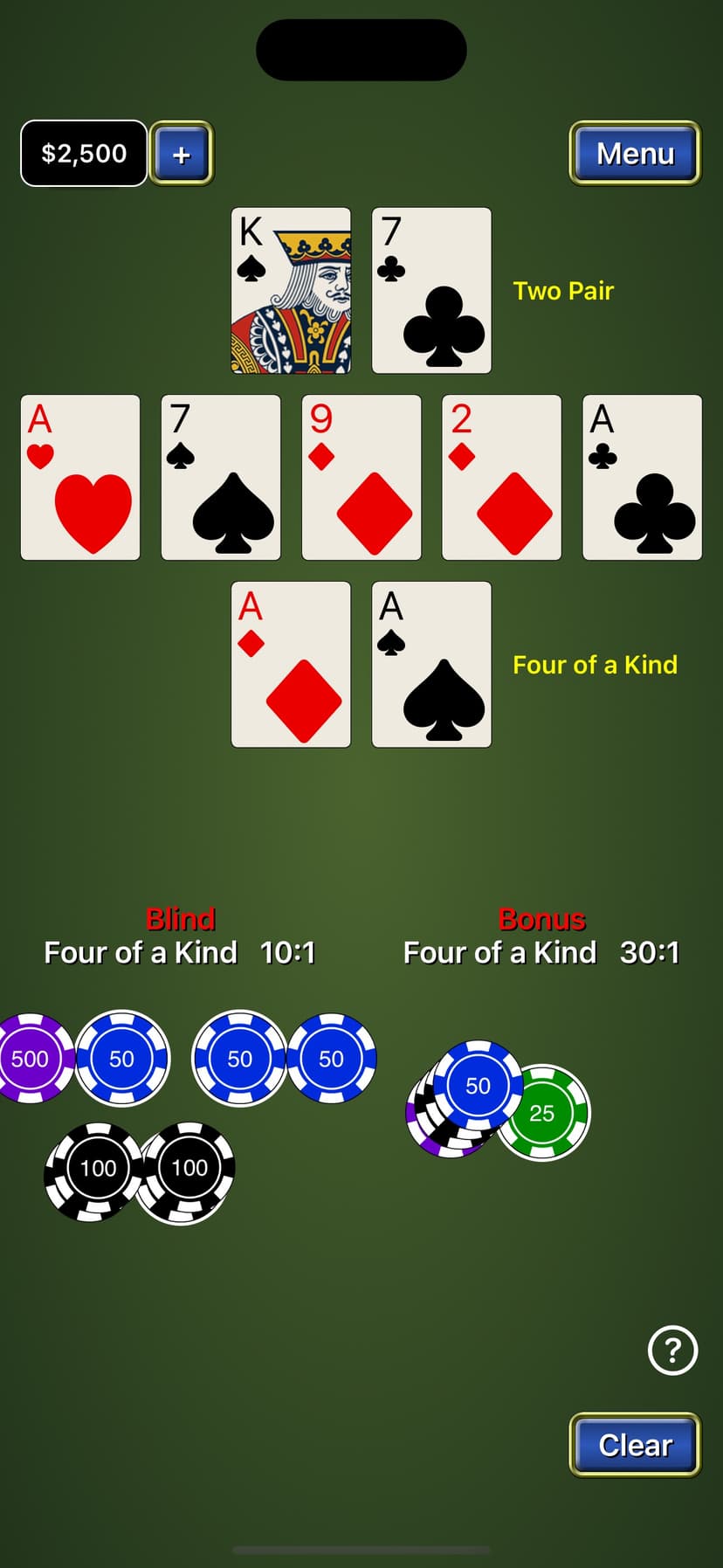 Beat the House Hold'em screenshot 4 - screenshot