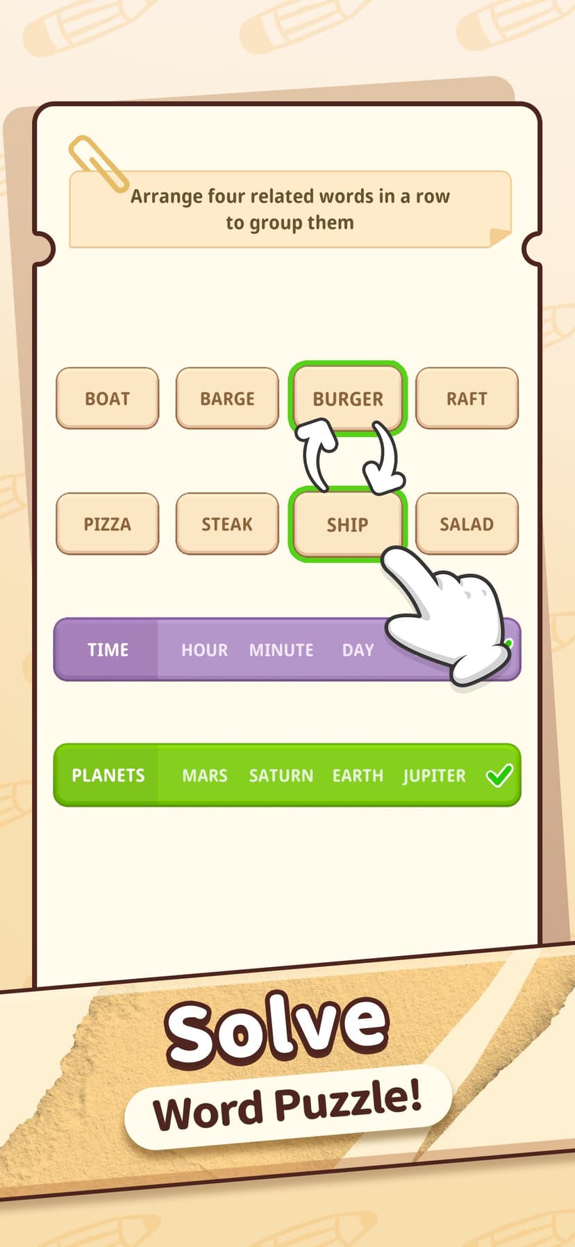 Associated Word Sort:Connect screenshot 3 - screenshot
