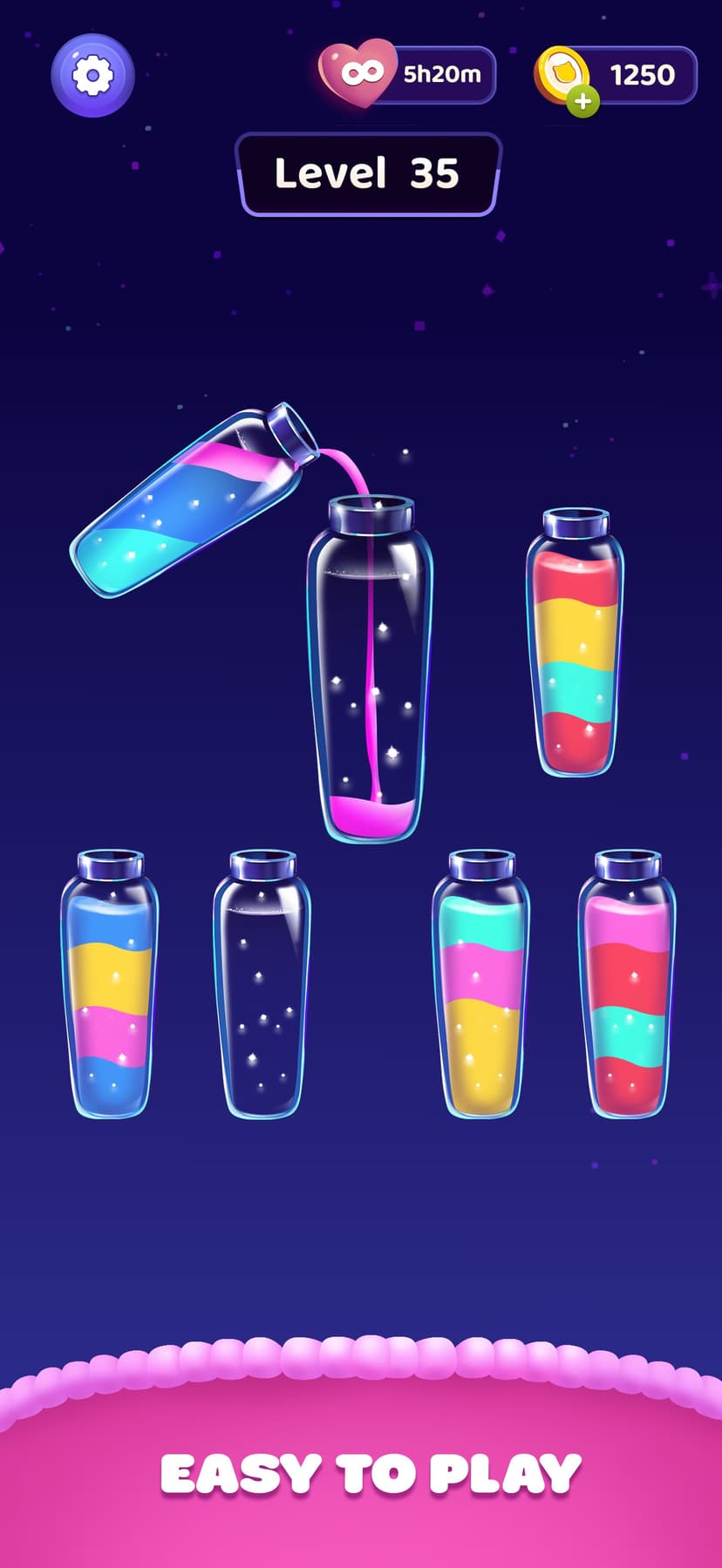 Color Sort Water Purrfect Puzz screenshot 1 - screenshot