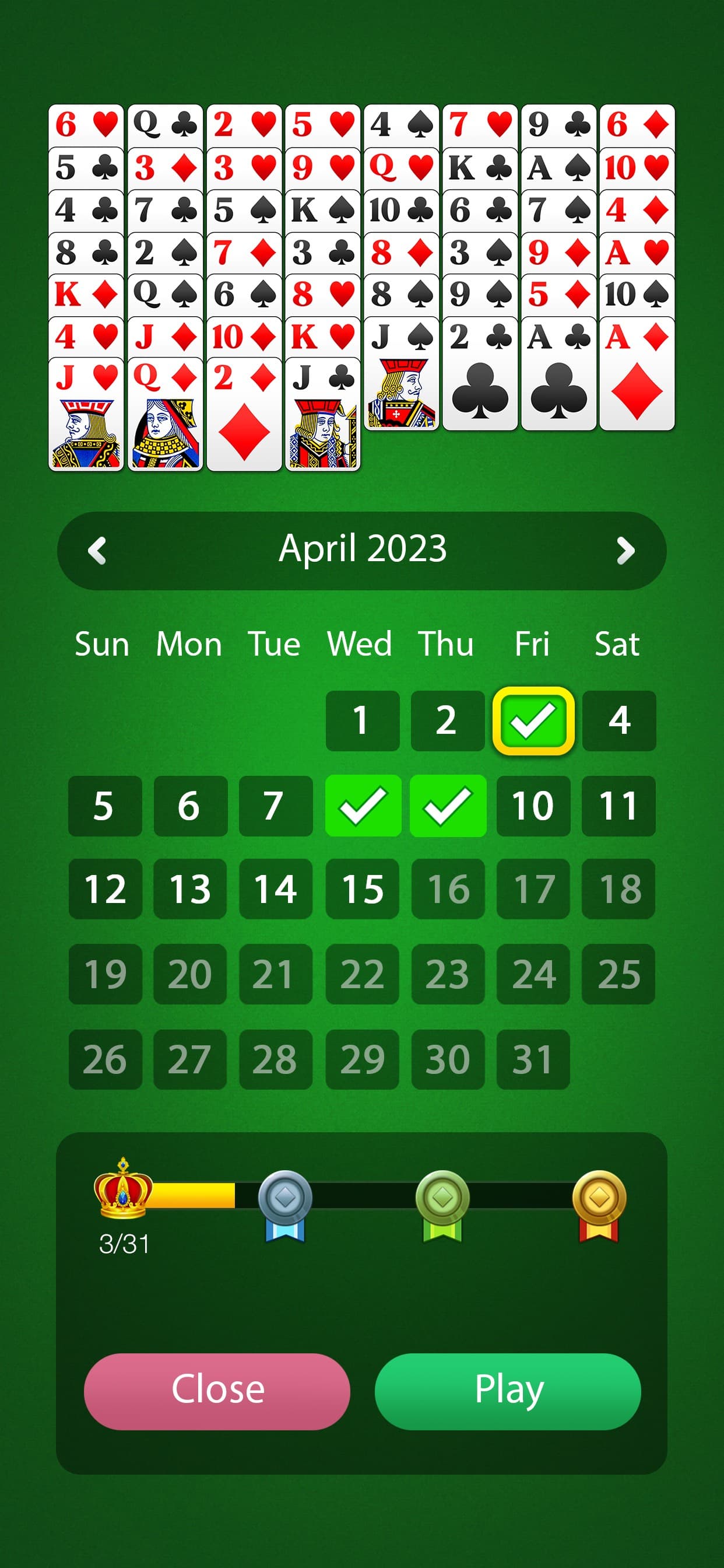 FreeCell Solitaire (Classic) screenshot 6 - screenshot