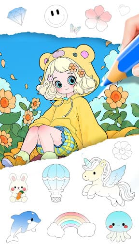Princess Game Fantasy Coloring screenshot 12 - screenshot