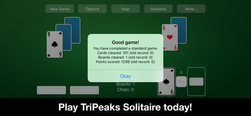 TriPeaks Solitaire—New Classic screenshot 5 - screenshot