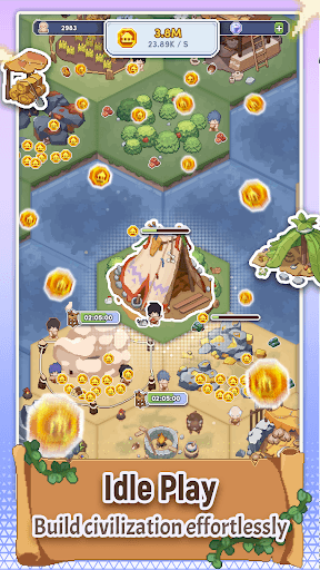 Pixel Civilization: Idle Game screenshot 1 - screenshot