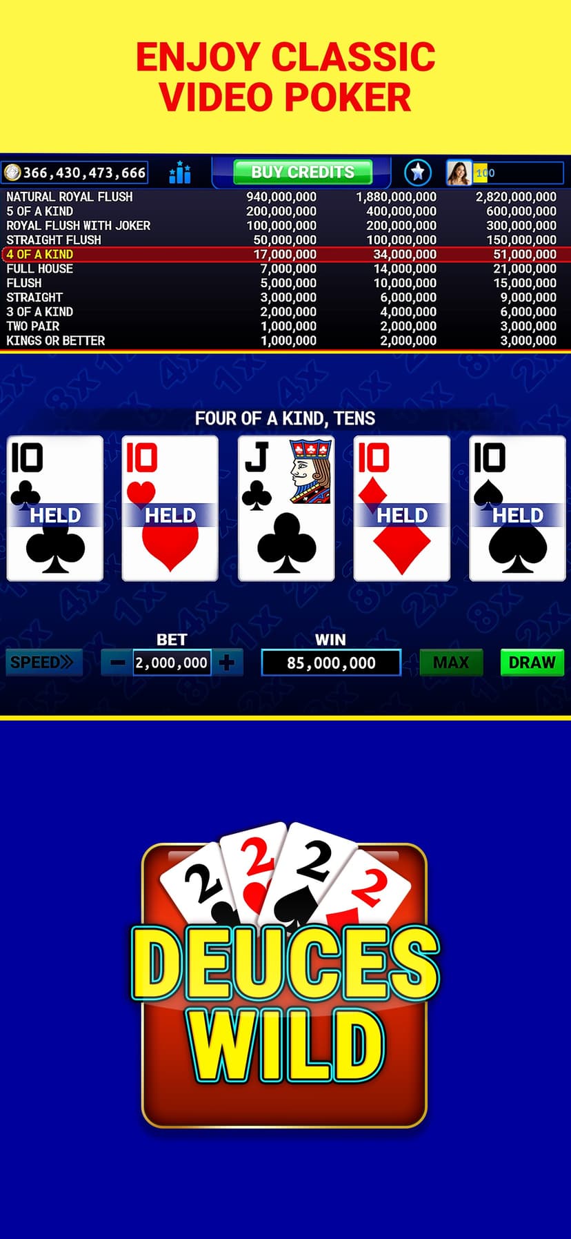 Multi-Play Video Poker ™ screenshot 8 - screenshot