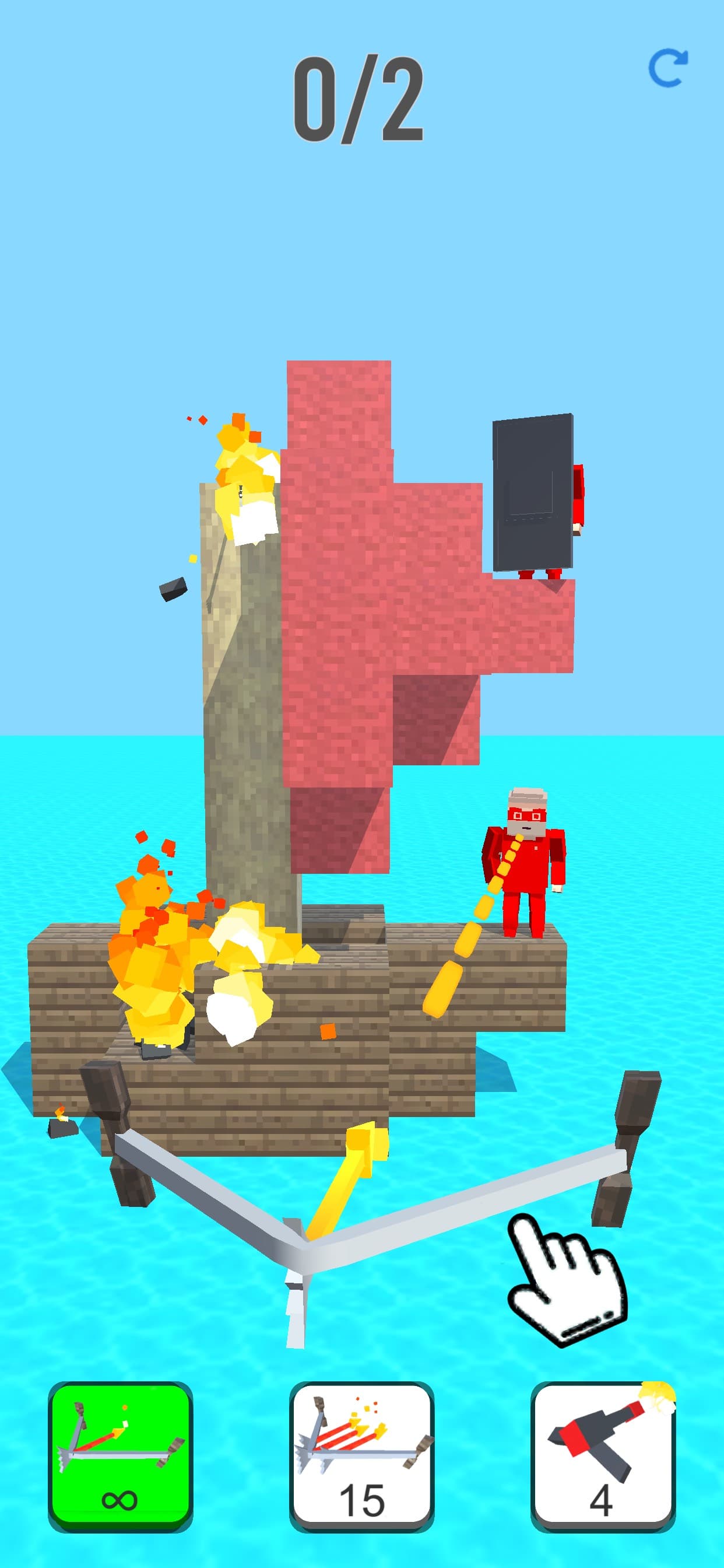 Burn it Down! 3D Pixel Game screenshot 5 - screenshot