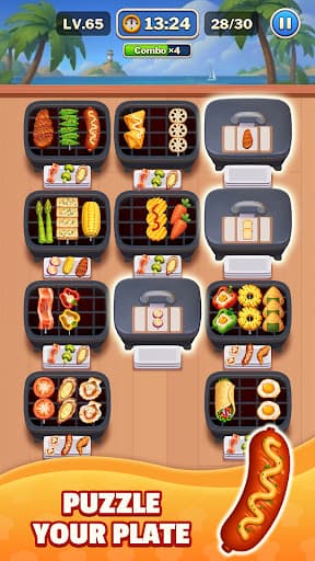 Grill Match - Food Sort Puzzle screenshot 4 - screenshot