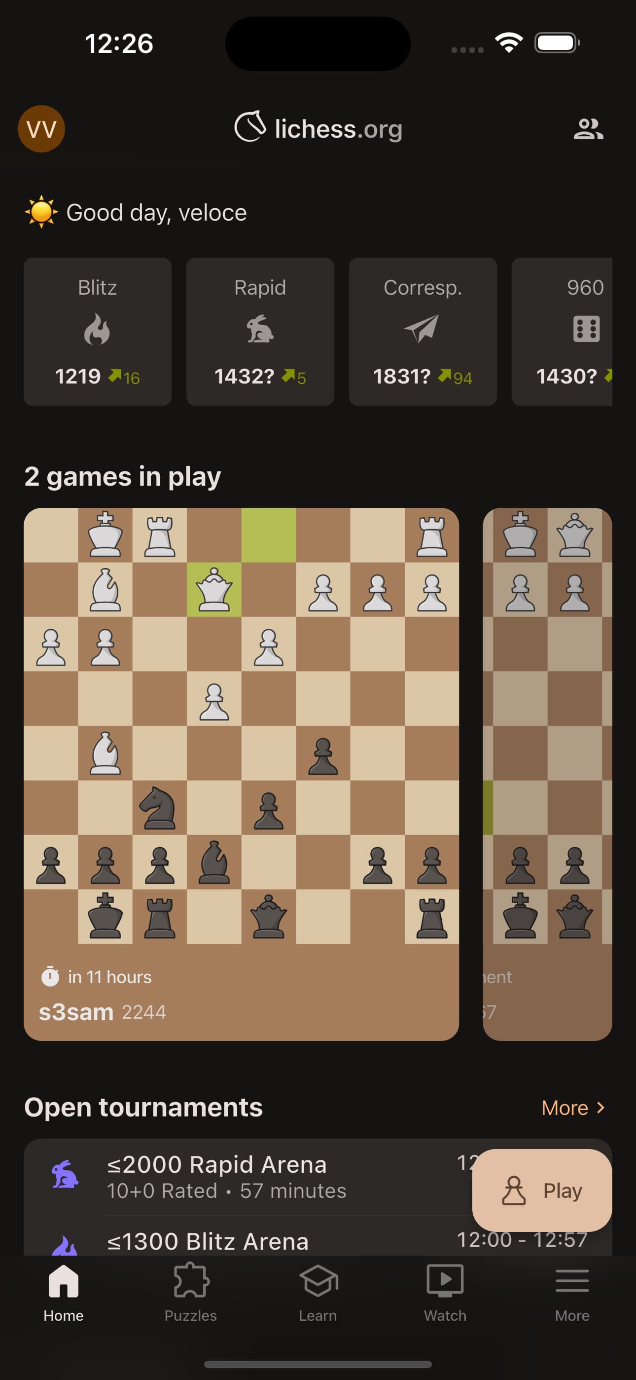 Lichess screenshot 1 - screenshot