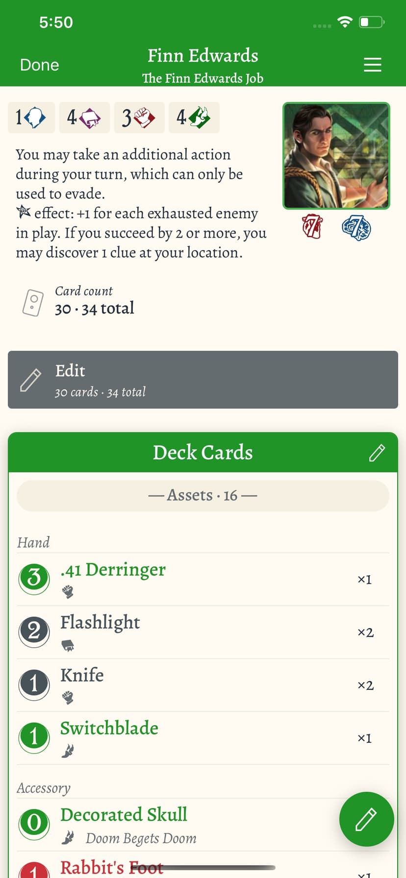 Arkham Cards screenshot 1 - screenshot