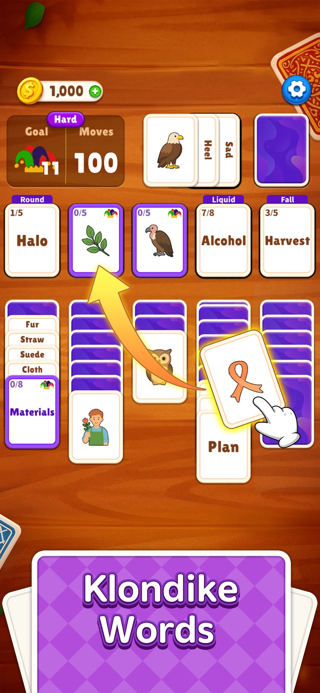 Words Klondike : Associations screenshot 2 - screenshot
