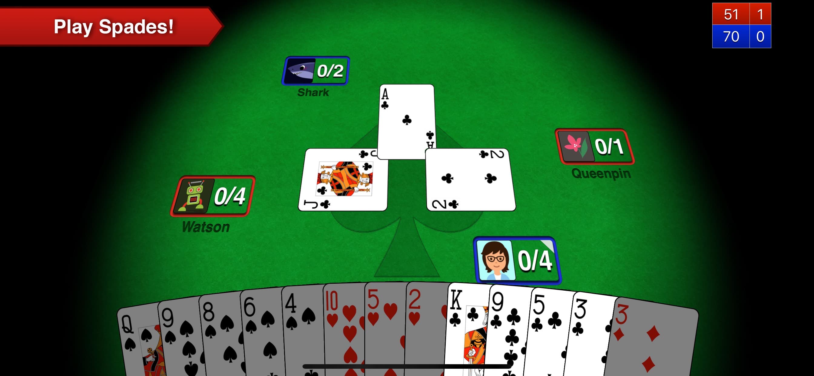 Spades+ screenshot 1 - screenshot