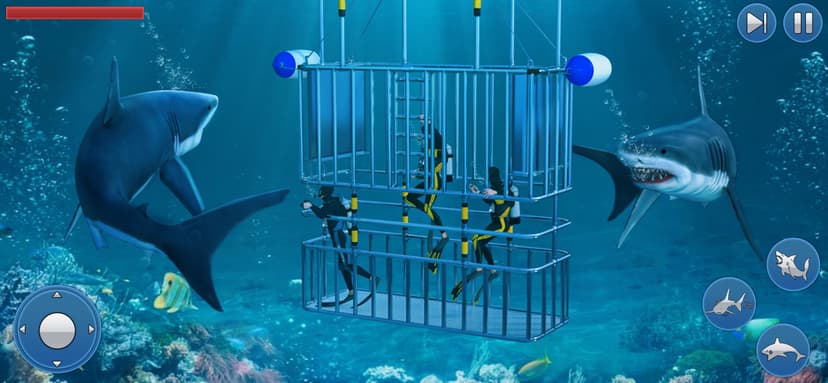Survival Underwater Shark Game screenshot 1 - screenshot
