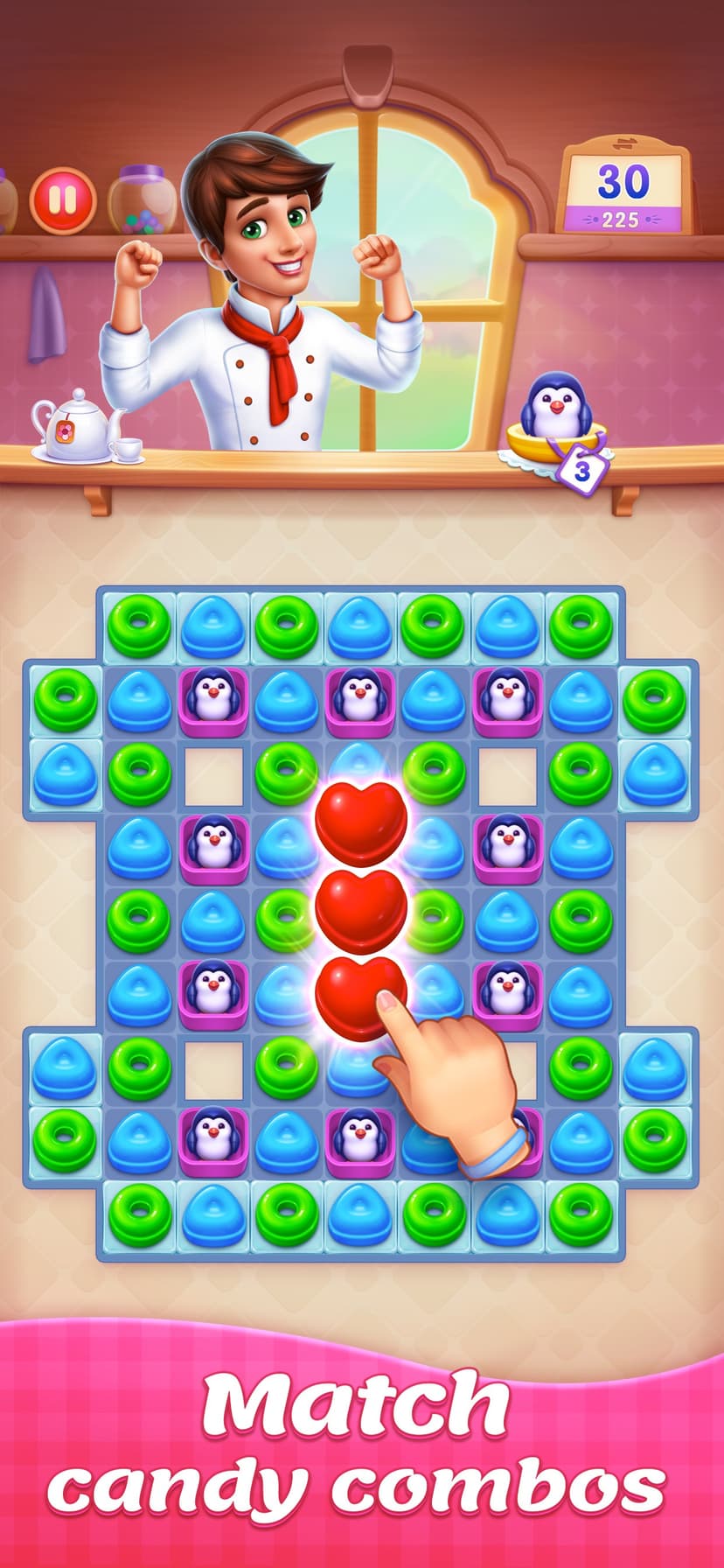 Candy Sweet Legend - Match 3 screenshot 6 - screenshot