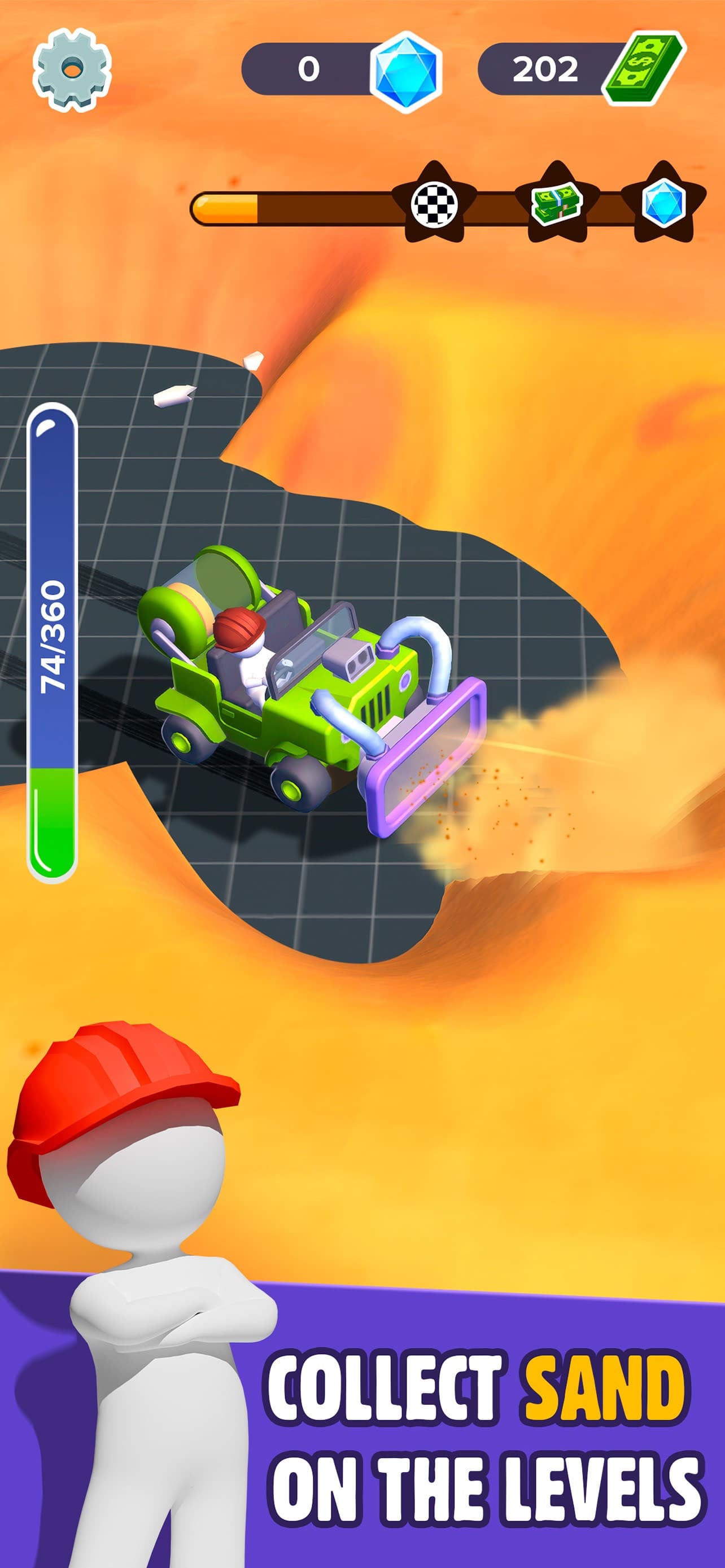 Sand Miner: Idle Mining Game screenshot 1 - screenshot