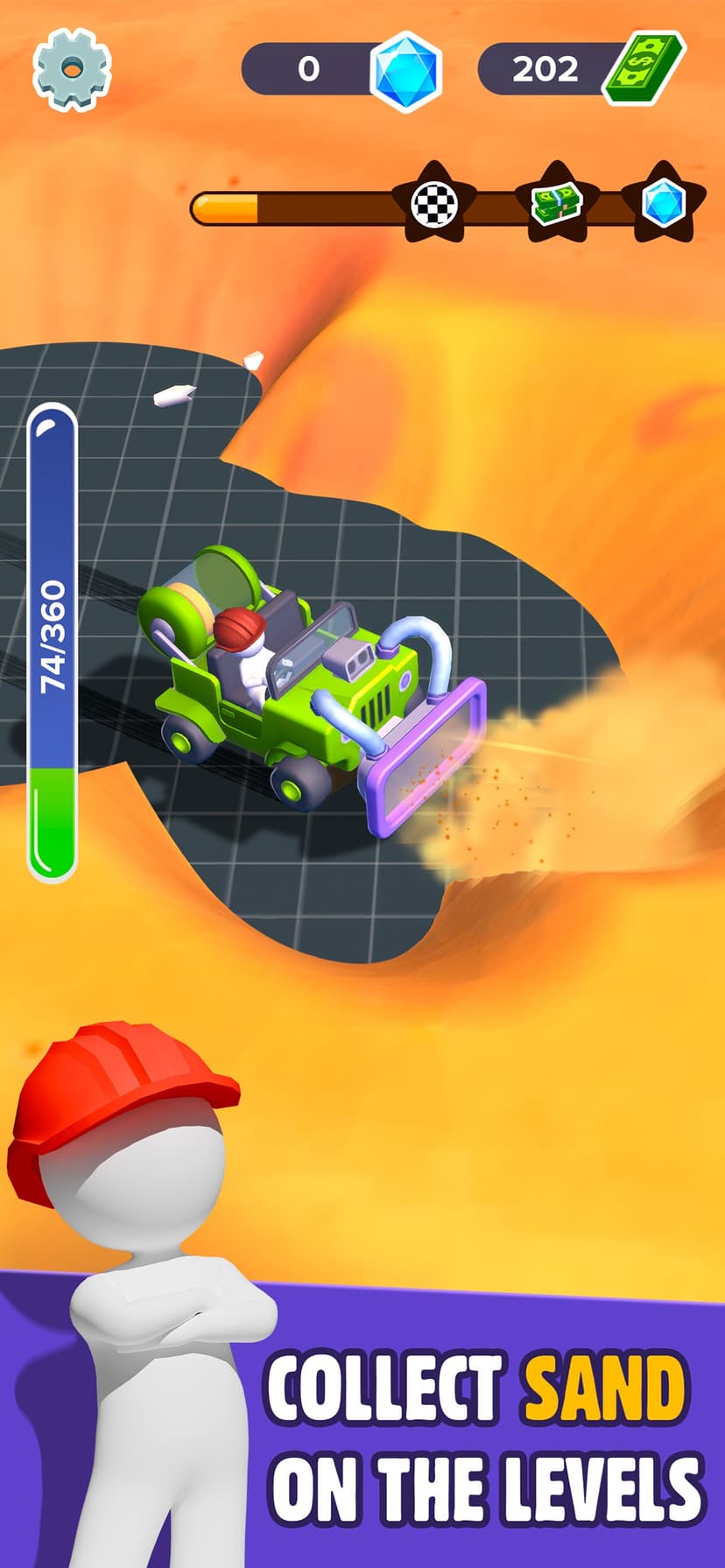 Sand Miner: Idle Mining Game screenshot 1 - screenshot