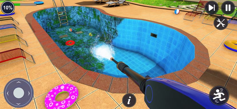 Swimming Pool Cleaning Games screenshot 1 - screenshot