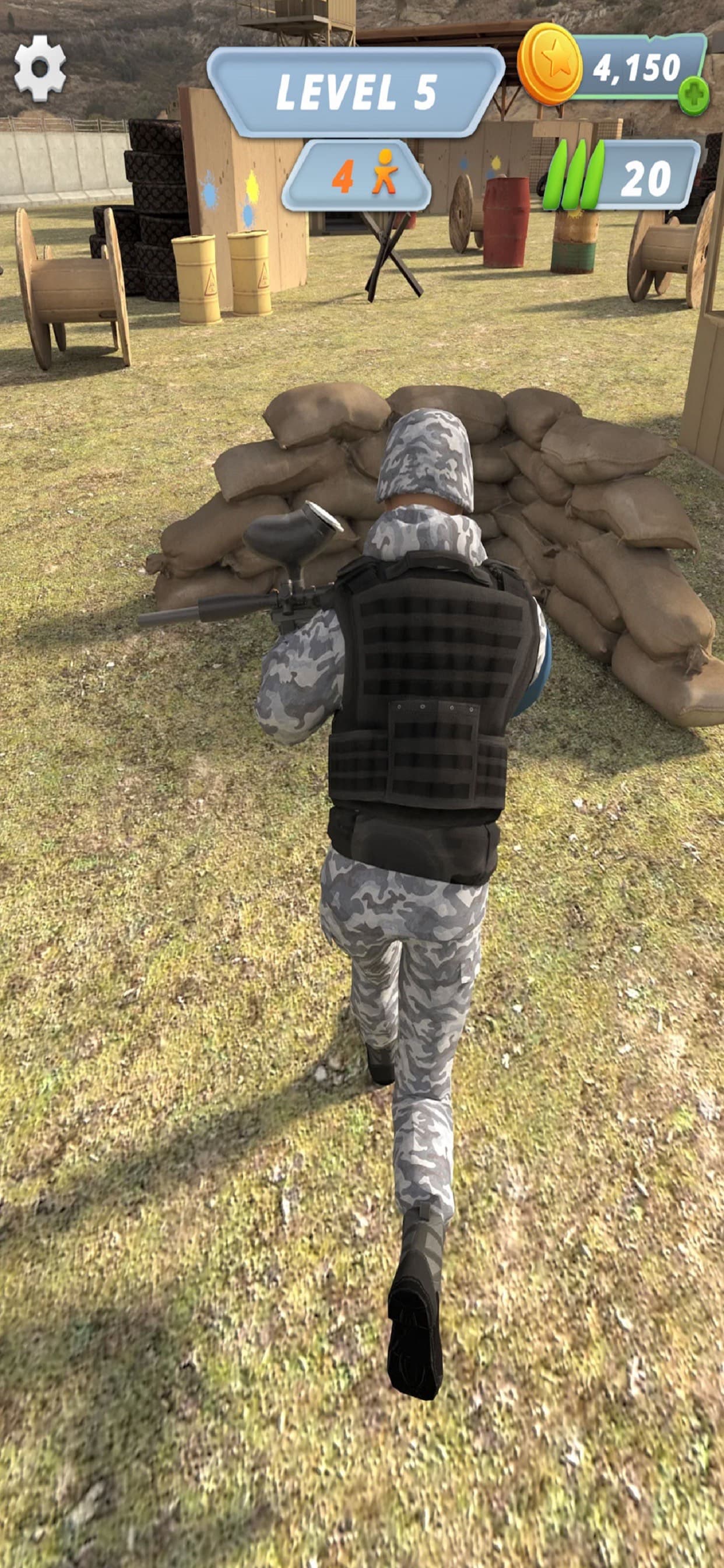 Paintball Attack 3D: Color War screenshot 1 - screenshot