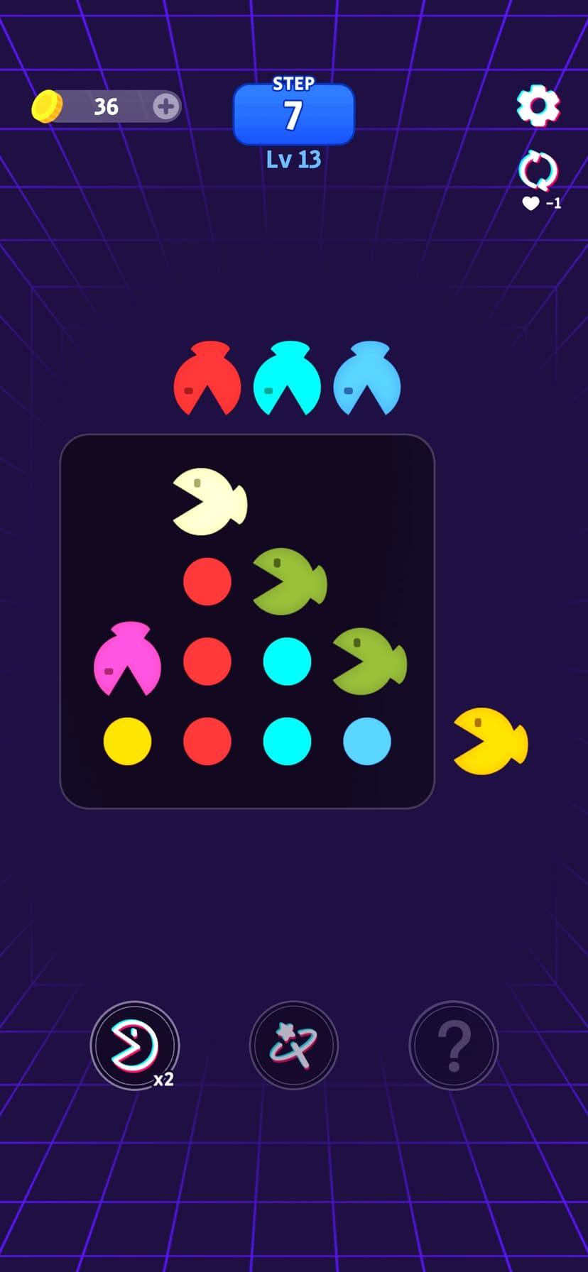 Bean Chomper - Color Dots Game screenshot 2 - screenshot