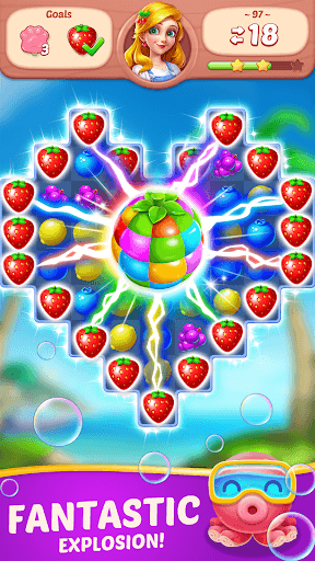 Fruit Diary - Match 3 Games screenshot 2 - screenshot