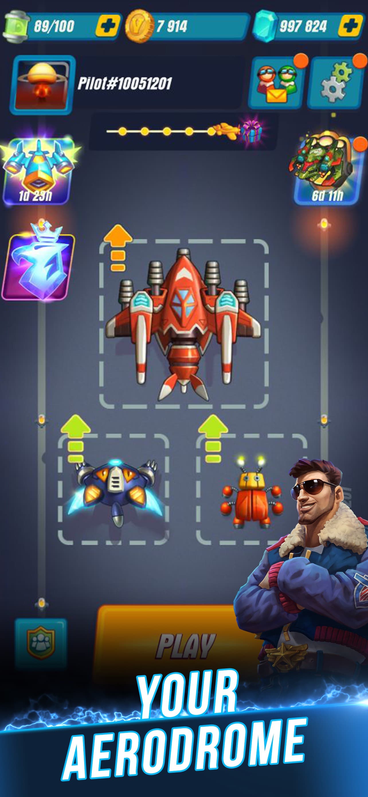HAWK: Airplane Space games screenshot 2 - screenshot