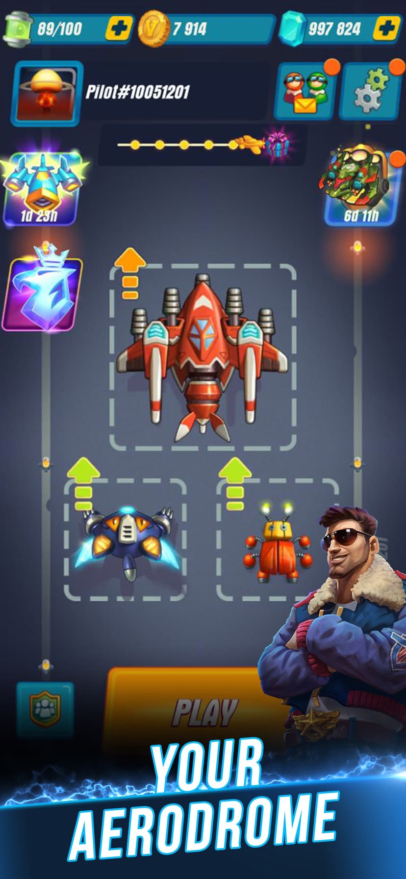 HAWK: Airplane Space games screenshot 2 - screenshot