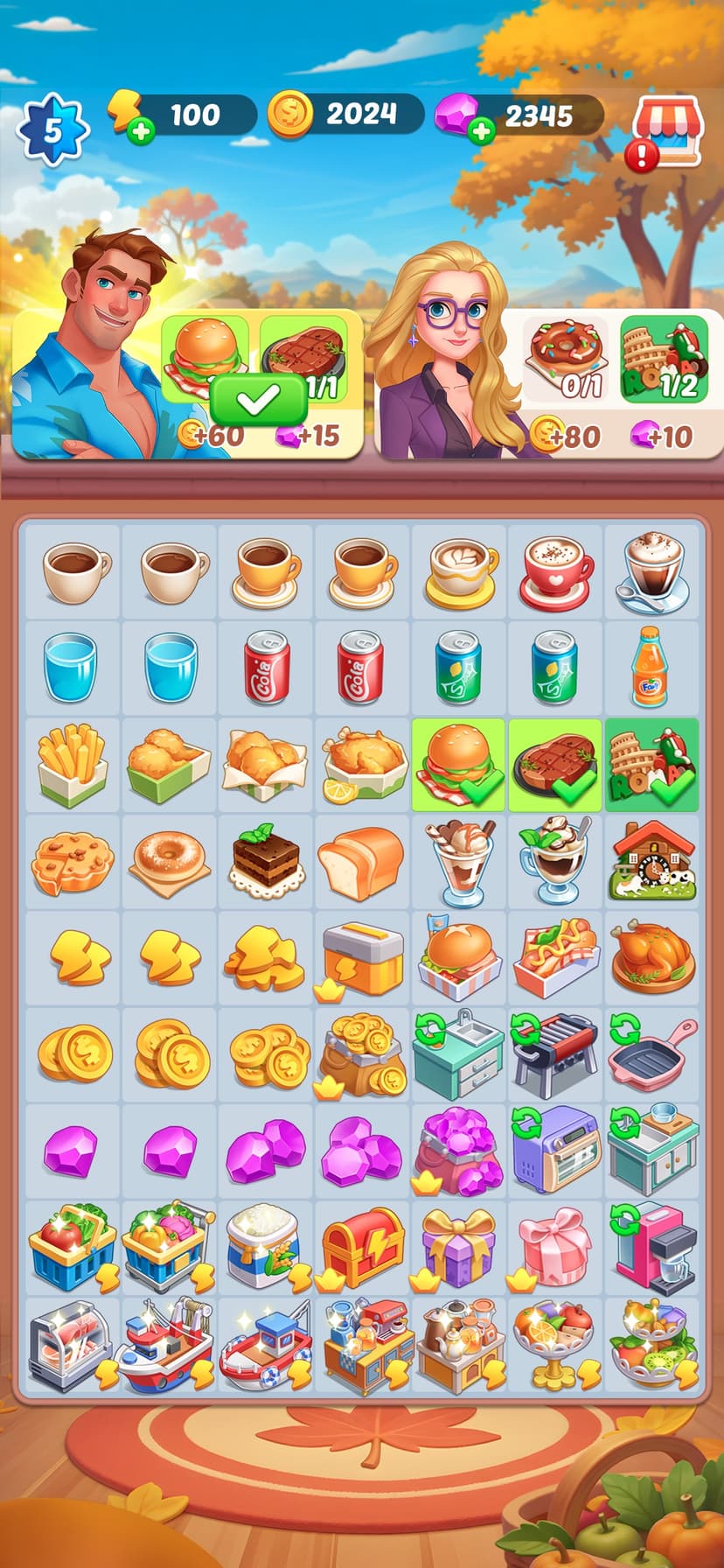 Gossip Street: Merge & Cook screenshot 4 - screenshot
