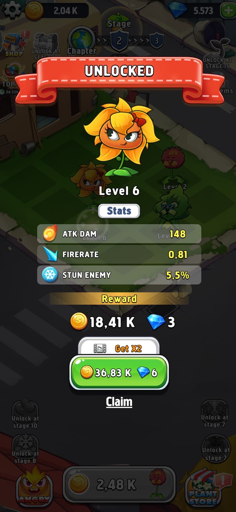 Merge Plants - Monster Defense screenshot 2 - screenshot