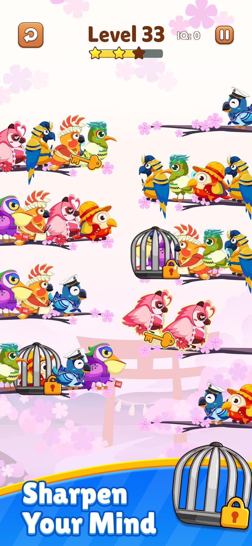 Bird Sort 2 Color Puzzle Game screenshot 7 - screenshot