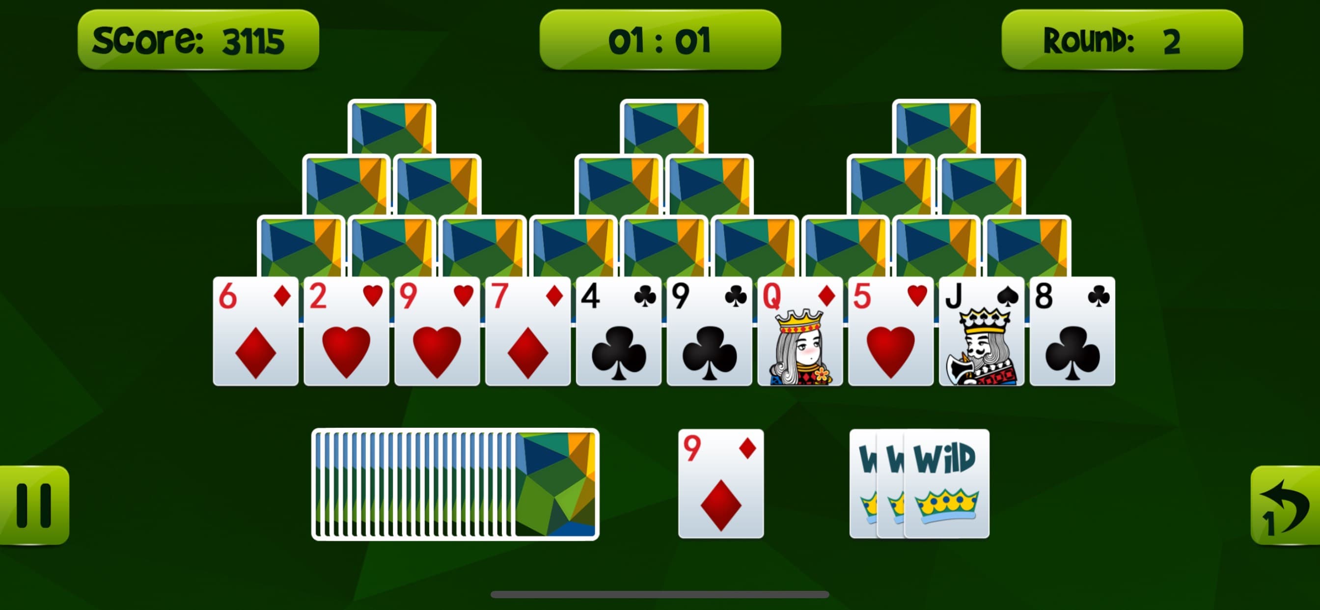 .Tri Peaks Solitaire screenshot 3 - screenshot