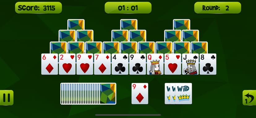.Tri Peaks Solitaire screenshot 3 - screenshot