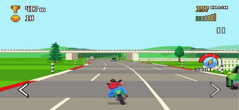 Retro Highway screenshot 1 - screenshot