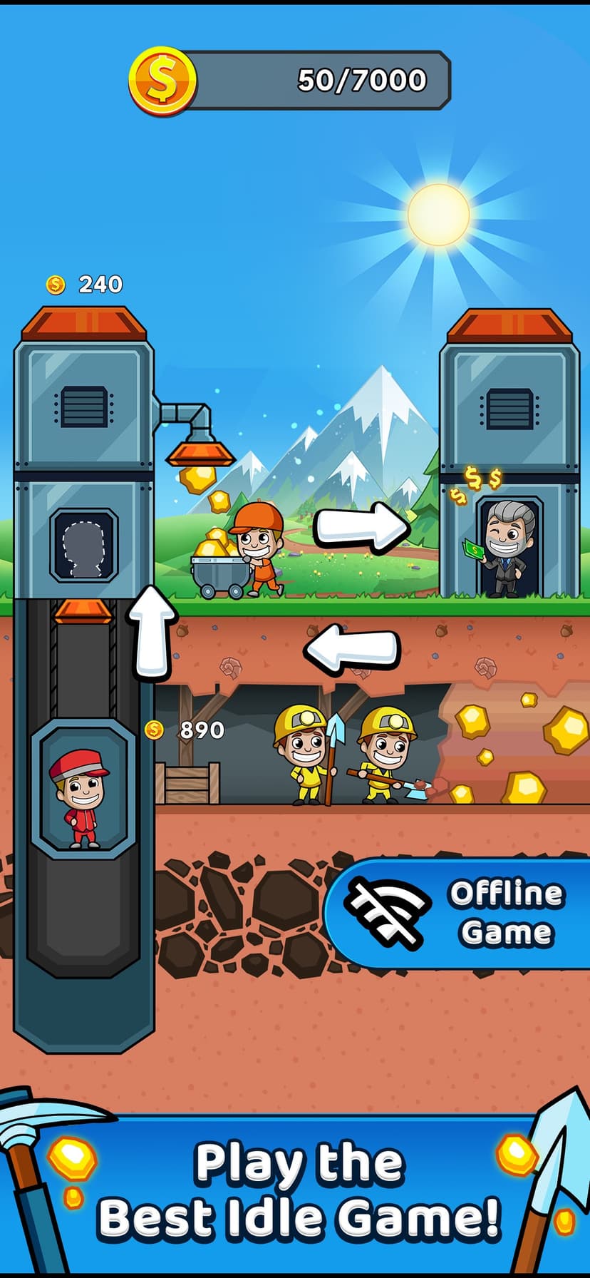 Idle Miner Tycoon: Money Games screenshot 1 - screenshot
