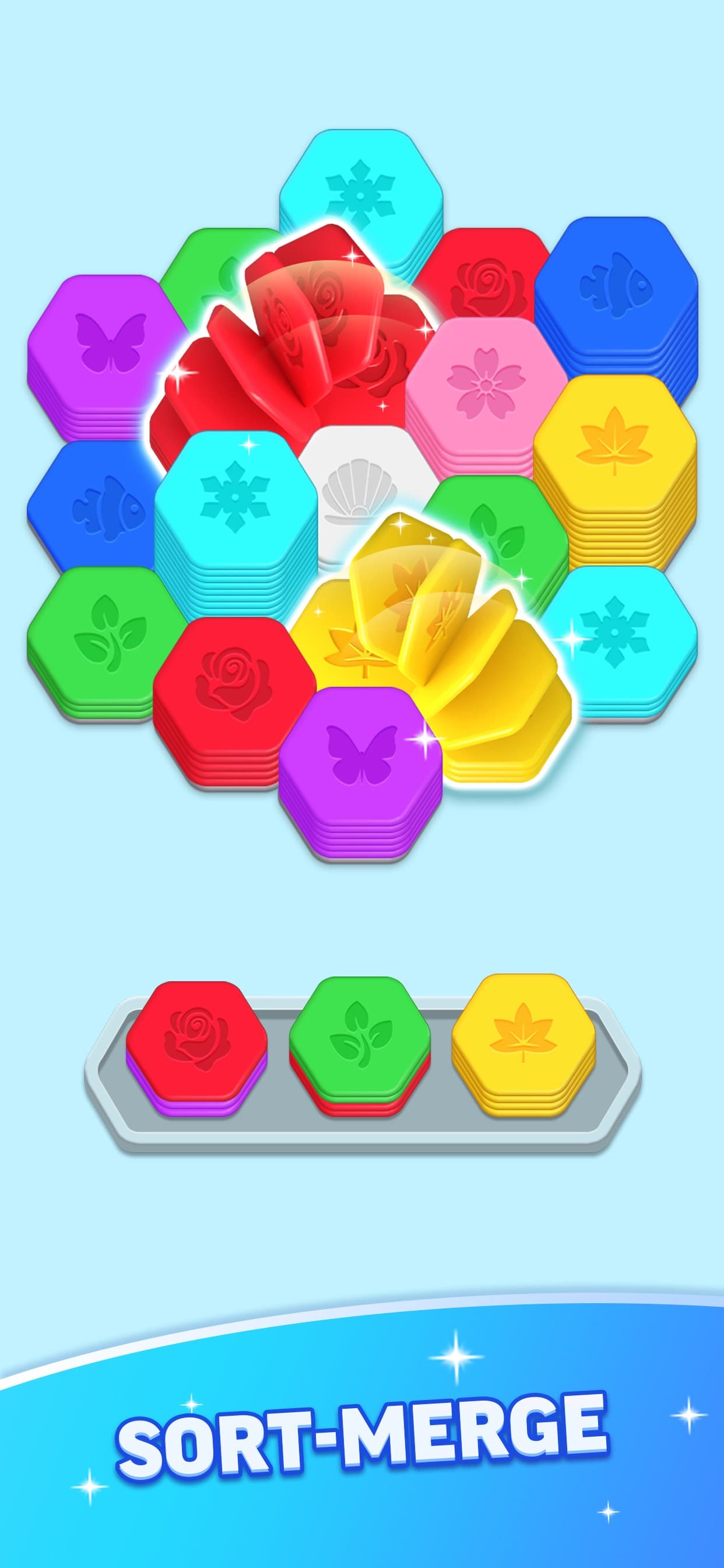 Hexa Sort Master: Merge Puzzle screenshot 3 - screenshot