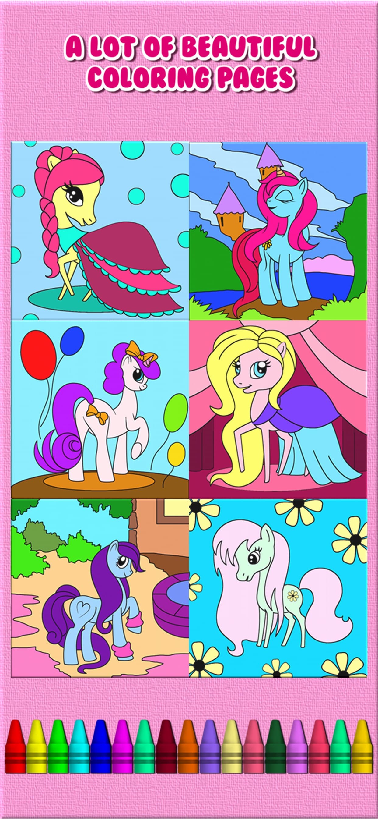 Unicorn Coloring Pony Games screenshot 4 - screenshot