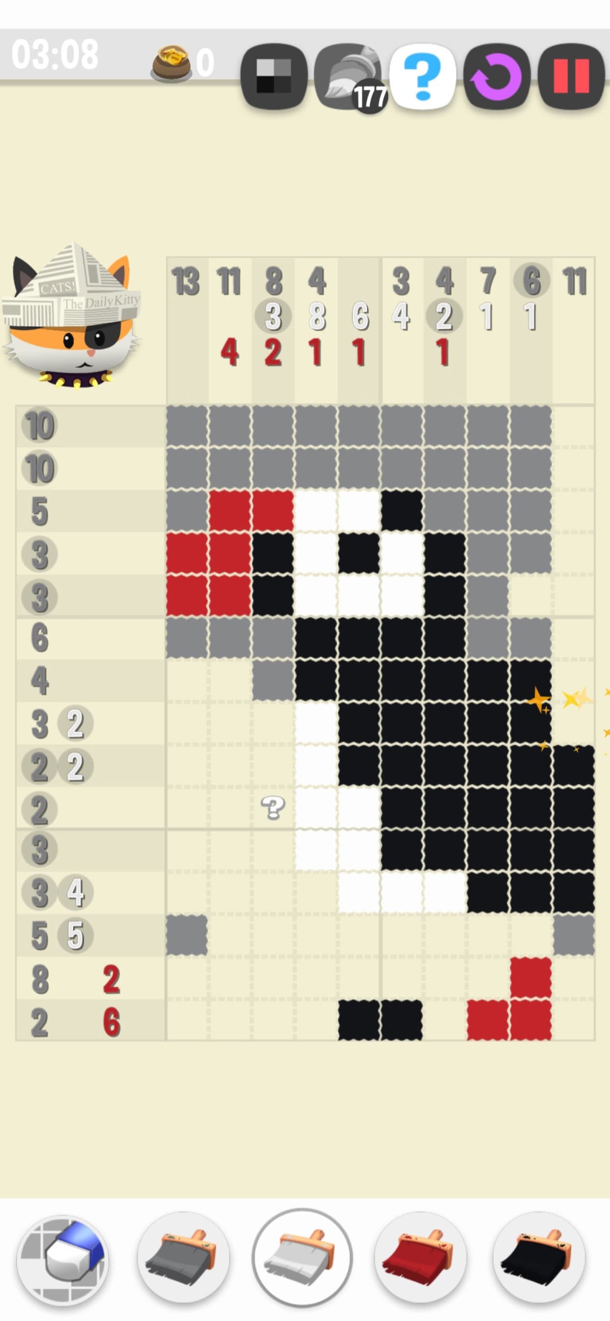 Hungry Cat Nonogram screenshot 1 - screenshot