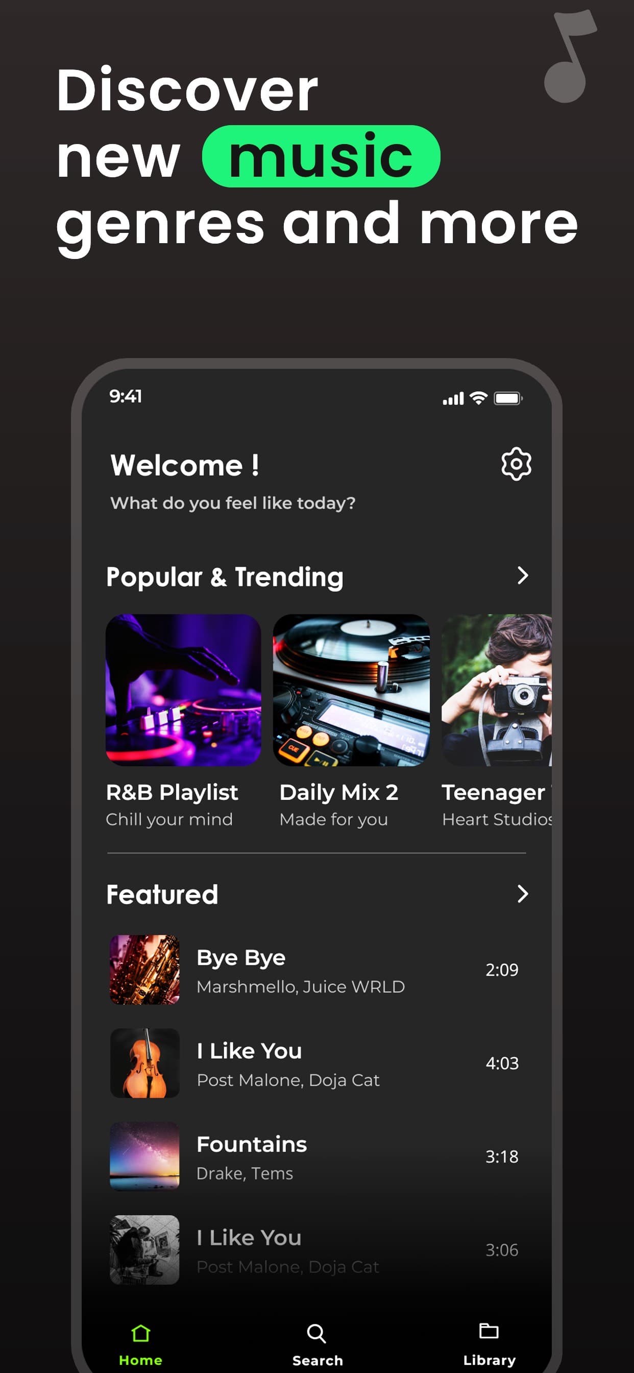 Music Player : Songs Streaming screenshot 1 - screenshot