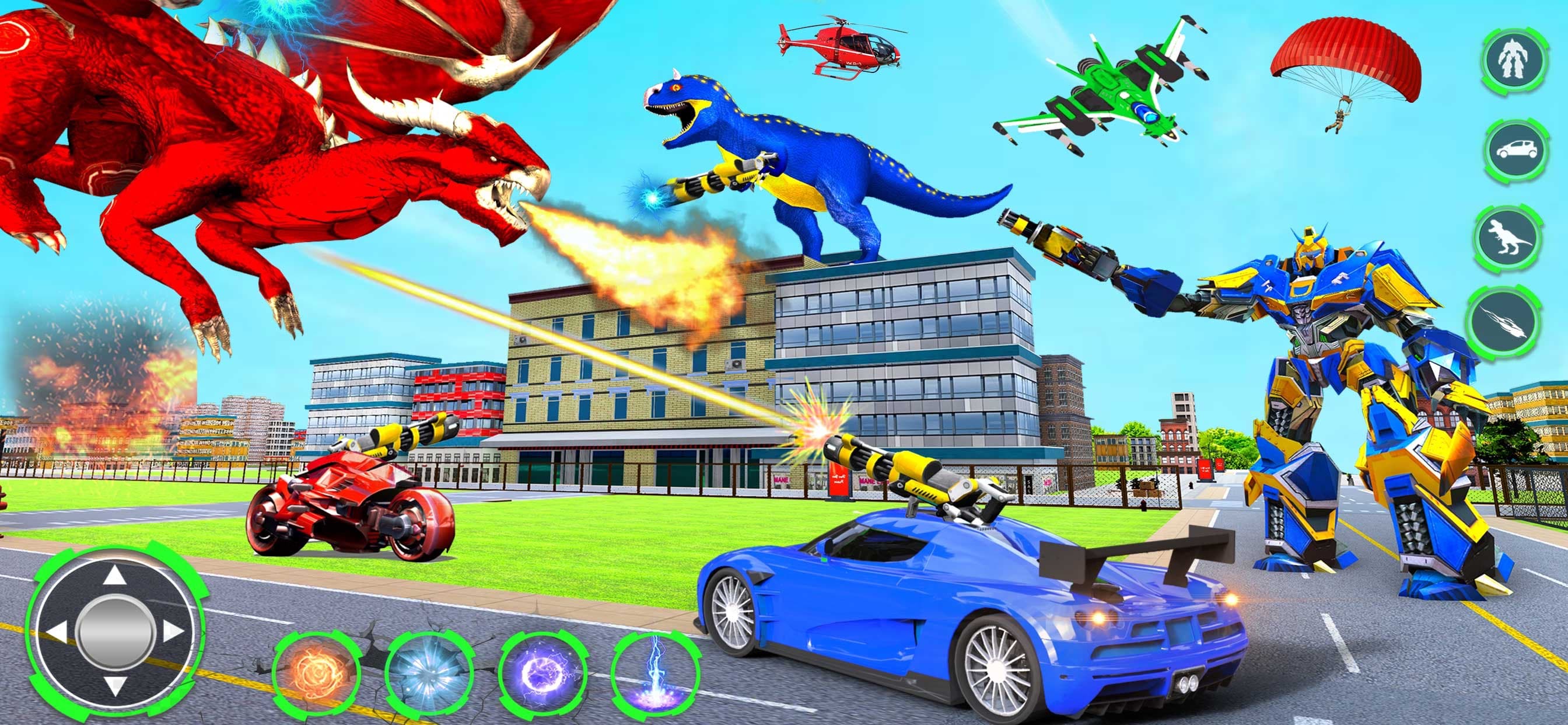 Wild Dino Robot Transform Game screenshot 6 - screenshot