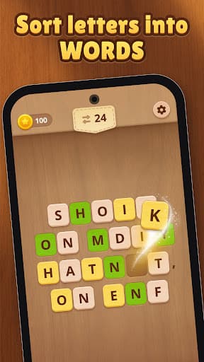 Phrasevibe: Word Sort Puzzle screenshot 1 - screenshot